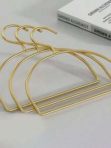 5 piezas/10 piezas Perchas de metal dorado para cinturones, diademas, corbatas, bufandas, chales - Dorado - Ver 8