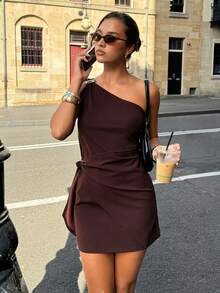Siren Gaze Đầm denim không tay kiểu dáng thường ngày dành cho nữ, thích hợp cho mùa hè. - màu đen - Xem 13