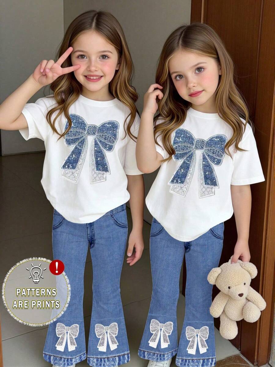 SS26 2026 Spring/Summer Fashion , Soft Toddler Girl Party Outfit - Multicolor - View 1