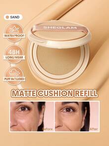 SHEGLAM Lock & Go PhấN NướC Cushion LâU TrôI (LõI Thay Thế)-Sand ThươNg HiệU LàM đẹP Trang đIểM Mỹ PhẩM Cho Phụ Nữ Và Cô GáI HoàN HảO Cho MùA Hè MùA XuâN Lý TưởNg Cho Y2K ThờI Trang Sang TrọNg Phù HợP Cho Sinh NhậT NgàY CủA Mẹ Quà TặNg TiệC SẵN SàNg MàU SắC TốT NhấT - Sand - Xem 1