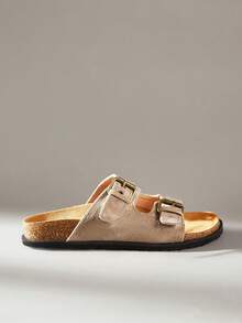 Solecia Sandal nữ thời trang công sở, đa năng, phù hợp cho đi lại hàng ngày. - Xám - Xem 1