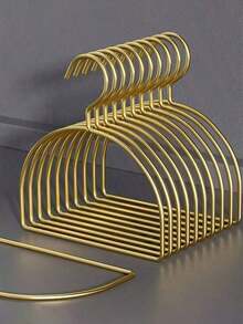 5 piezas/10 piezas Perchas de metal dorado para cinturones, diademas, corbatas, bufandas, chales - Dorado - Ver 2