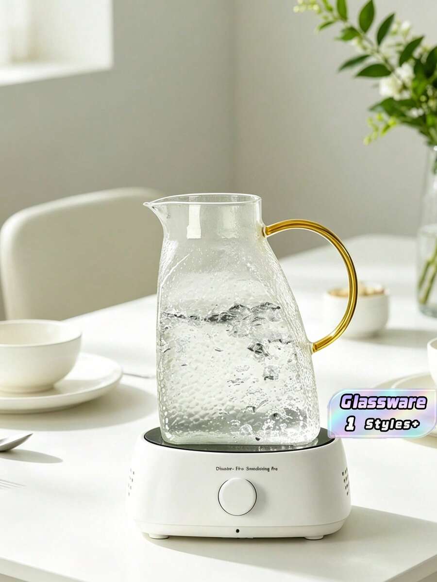 1个新款锤纹冰箱水壶,大容量硼硅玻璃冰箱侧门冷水壶,家用、果汁及饮料耐热玻璃水壶。这款水壶外观精美,现正促销。适合家庭和酒店使用。 - 彩色 - 查看 1