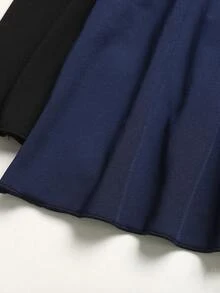 SHEIN 2 chiếc váy cho bé gái tuổi teen - Đen và trắng - Xem 7