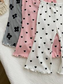 3 piezas Pantalones para bebé niña - Multicolor - Ver 2