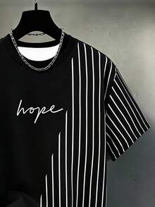 KRYTIVO Duck Pattern Print Design On Abdominal Muscles, Men's Fashionable Summer Casual Sportswear, Men's Top - Black - View 3
