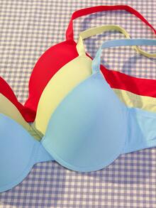 DesireSculpt 3pcs/Set Women's Underwire Bras - Multicolor - View 7