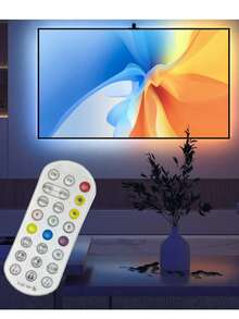 LED RGBIC Backlight Strip With AR Sensor, Synchronizes With The Screen For Ambient Lighting, And Can Be Controlled Remotely. Suitable For Televisions And Monitors From 35 To 80 Inches. - RGBIC LED TV backlight strip - View 4