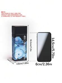 1 Peça Conjunto Popular de Lápis de Cor com 12-72 Cores, Lápis de Pintura a Óleo, Caixa de Pintura a Óleo do Oceano - Conjunto de lápis de cor 1 - Visão 3