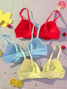 DesireSculpt 3pcs/Set Women's Underwire Bras - Multicolor - View 2