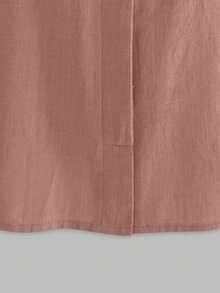 EMERY ROSE Women's Summer 100% Cotton Halter Top, Casual Sleeveless Shirt Blouse - Dusty Pink - View 4