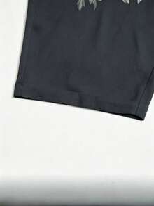 SHEIN LUNE 大码女式猫头鹰印花浪漫休闲吊带背心，夏季百搭，适合搭配连体裤 - 灰色 - 查看 4