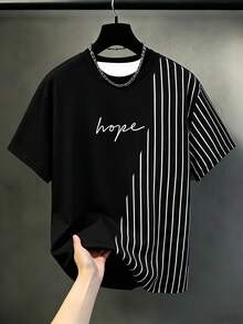 KRYTIVO Duck Pattern Print Design On Abdominal Muscles, Men's Fashionable Summer Casual Sportswear, Men's Top - Black - View 1