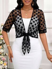 SHEIN Lady Đầm ngắn ôm sát đính sequin dành cho nữ, trang phục dự tiệc thời trang. - màu đen - Xem 4