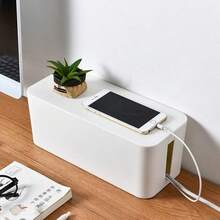 2PCS Cable Management Box - Conceals Power Strips & Desktop Cables - Organizer For TV, Phone, And Computer Cords - Ideal For Home & Office Environments - Multicolor - View 10