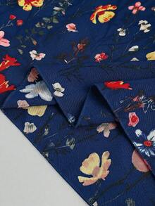 SHEIN LUNE 大码彩色碎花休闲裙 - 彩色 - 查看 5