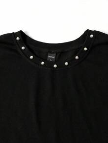 ROMWE MEN Street Life Men's Street Style Distressed Casual Tank Top - Black - View 4