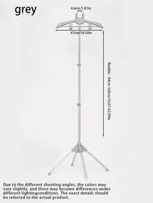 Foldable Garment Steamer Stand, Portable Clothes Hanger Rack For Handheld Steam Iron, Collapsible Steam Ironing Hanger For Home & Travel - C - View 5