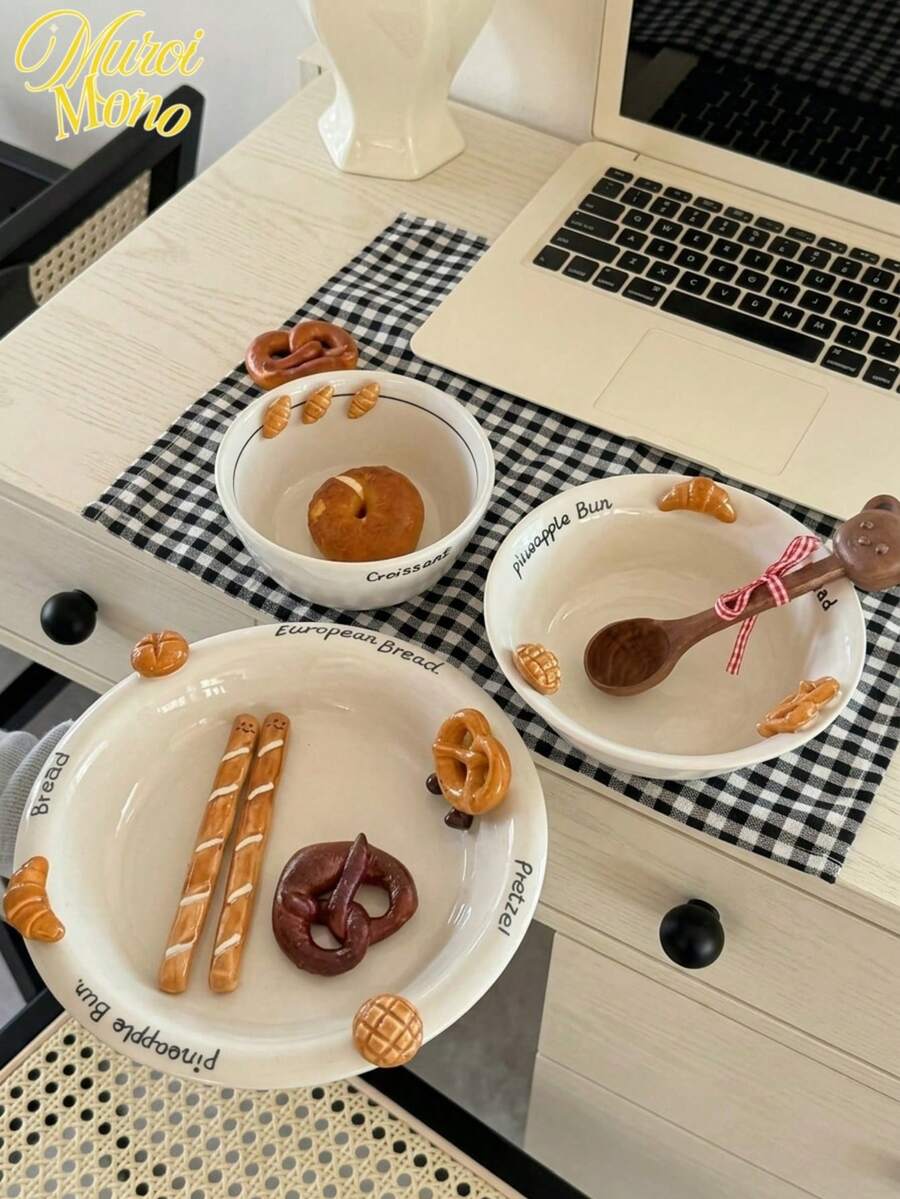 Muroi Mono 1 Buah Mangkuk Keramik Minimalis, Cocok untuk Pesta dan Dekorasi | Set Peralatan Makan - MultiWarna - View 1