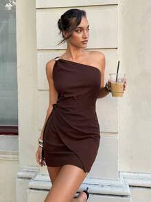 Siren Gaze Đầm denim không tay kiểu dáng thường ngày dành cho nữ, thích hợp cho mùa hè. - màu đen - Xem 8