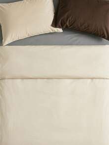 Veyra Day Bộ chăn ga gối 2/3 món 100% polyester (Vỏ chăn + 1/2 vỏ gối, không bao gồm chăn bông), Bộ sưu tập chăn ga gối polyester hiện đại dùng được cả bốn mùa - Nhiều màu - Xem 5