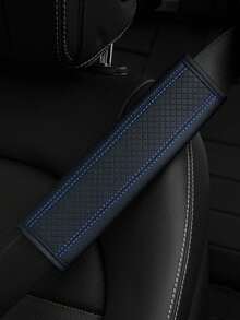 MEIKAXIU 1 Buah Pelindung Sabuk Pengaman Mobil Kulit PU Timbul, Aksesori Dekoratif Interior Mobil Universal, Sepanjang Musim, Aksesori Mobil - satu ukuran cocok untuk semua - View 10