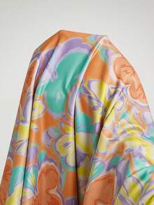 SHEIN MOD 大码蓝色碎花吊带迷你连衣裙，夏季度假连衣裙，沙滩连衣裙 - 彩色 - 查看 6