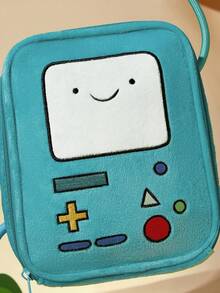 ADVENTURE TIME X SHEIN 1pc Cartoon Character Pattern Embroidered Mini Crossbody Bag, Adjustable Shoulder Strap Length, Suitable For Men, Women, And Students, Ideal For Commuting, Outings, Shopping, Etc., Cute Kawaii, Game Console - Multicolor - View 8