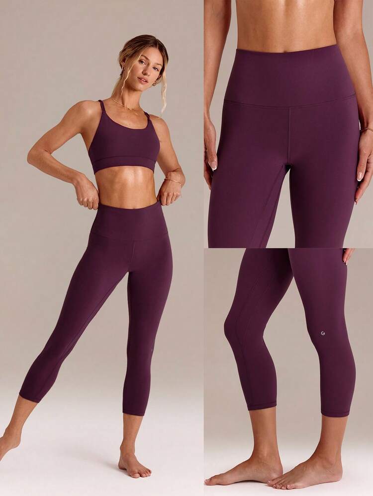 21-calowe legginsy do jogi i pilatesu FeatherFit™ Capris, miękkie jak masło, nie prześwitujące, modelujące brzuch, z ukrytą kieszenią w pasie, wiosna lato