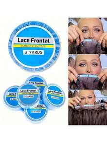 1PC Lace Front Wig Tape 0.8 10 2.54cm Strong Double Sided Adhesive Tape For Lace Wigs Hairpieces Toupee Extension Invisible Hold Breathable For Daily Beauty Tool - Blue - View 11