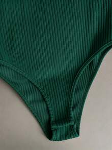 unicolor para mujer, camiseta de tirantes, casual para capas, adecuado para salidas, vacaciones, playa, uso diario - Negro - Ver 3