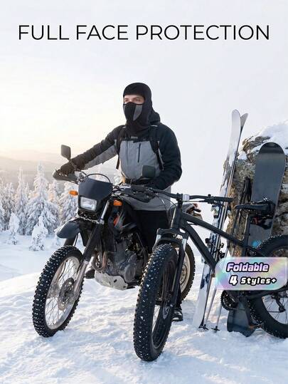 ALPINES FOX Balaclava Motorcycle Face Mask Dustproof Motorbiker Mask Breathable Headgear Windproof Scarf For Racing Climbing Hiking Fishing