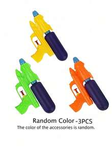 1/2/3PCS 7.48 * 3.93in Large Capacity Durable Powerful Spray Remote Color Outdoor Water Gun Toy, Suitable For Swimming Pool Beach Water Fighting Summer Fun Splashing War Game Party Family Reunion Backyard Play - 彩色 - 查看 11