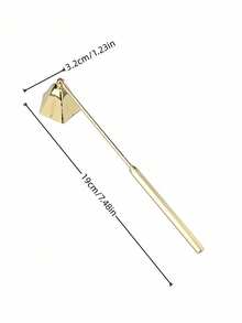 1PC Stainless Steel Candle Snuffer Set Rustproof Wick Dipper Extinguisher Tools For Home Decor Meditation Gift For Candle Lovers - Pentagon - View 13