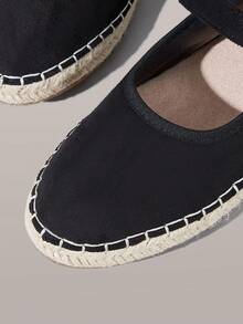 Styleloop Giày đế xuồng và sandal đế cao dành cho nữ - màu đen - Xem 6