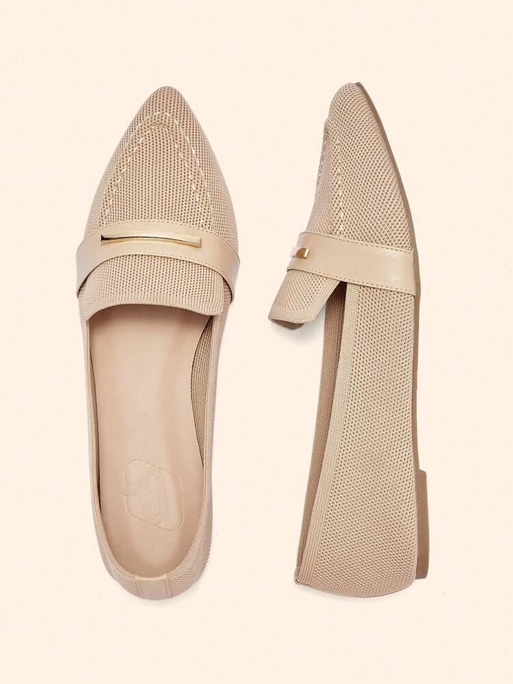 CUCCOO BASICS Flat Slip-On Shoes, Minimalist Style, Slimming, Versatile, Professional Women Shoes