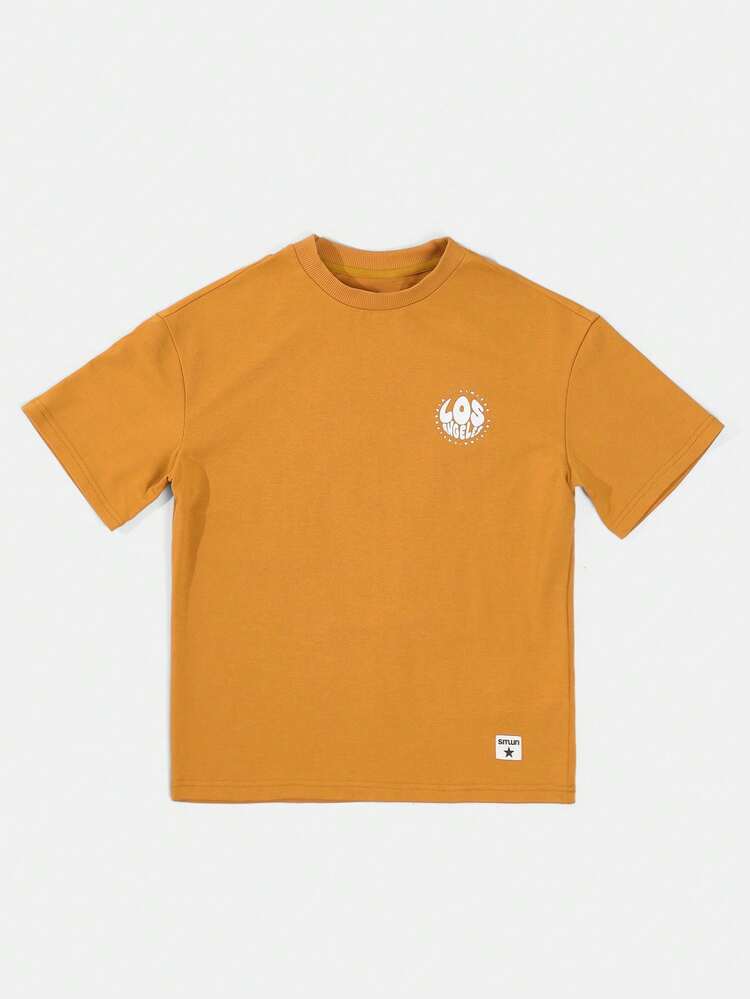Oversized Tween Boys Los Angeles Limited Edition Graphic Tee Crew Neck Short Sleeve Casual Summer T-Shirt Age 10