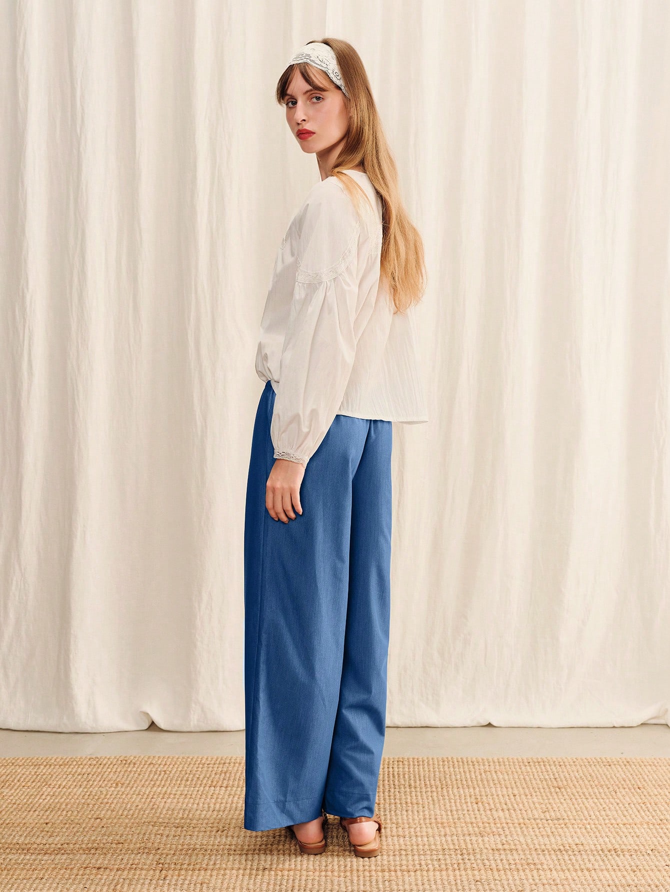 Low Rise Loose Fit Denim Trouser Cute Spring Summer Jean Spring Summer Casual Holiday Pants Cotton Pants Work Trouser Straight Fit Pants French Style Pants