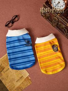 HARRY POTTER X PETSIN Áo vest sọc chủ đề ma thuật cho thú cưng nhỏ, không tay, phù hợp cho mèo và chó. - Nhiều màu - Xem 4