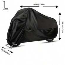 1 buah Sarung Motor Kain Taffeta Silver 190T, Sarung Pelindung Luar Ruangan Anti Debu Cocok untuk Sepeda Motor & Sepeda - 1 PC - View 10