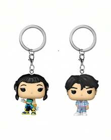 K-Pop恶魔猎人神秘Funko Pop！Rumi、Mira、Zoey、Jinu和Derpy钥匙扣（盲盒包装） - 彩色 - 查看 9