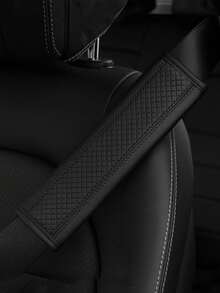 MEIKAXIU 1 Buah Pelindung Sabuk Pengaman Mobil Kulit PU Timbul, Aksesori Dekoratif Interior Mobil Universal, Sepanjang Musim, Aksesori Mobil - satu ukuran cocok untuk semua - View 11