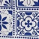 Azul y blanco