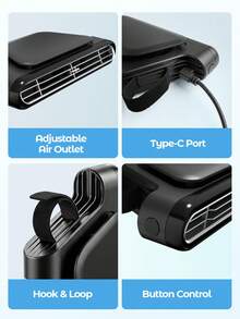 Teckwe Car Seat Fans, Car Interior Accessories, Suitable Gift For Boyfriend - A - View 4