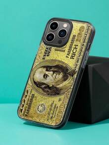 ShellaStory 1個新款個性化黑色烤漆防摔手機殼，適用於Apple 15，亮面烤漆軟殼防摔手機殼，適用於 17pro/17Air/17/17promax 16/11/16pro/16plus/16promax/16e/15Promax/13/14/12/XS/XR/7G/8P3，Apple 11 軟殼 P12 防摔 XS 手機保護殼 - 彩色 - 查看 3