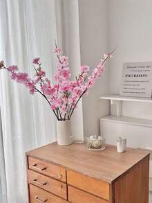 Plantas artificiales adecuadas para la decoración del dormitorio y la sala de estar - Rosa - Ver 4