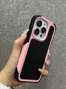 Luxury Armor All Inclusive Bumper Phone Case Compatible With IPhone 16 15 14 Plus/Pro Max /Pro 2IN1 Shockproof Protective Case Cover Waterproof Anti-Fall Scratch Resistant - Pink Black - View 14
