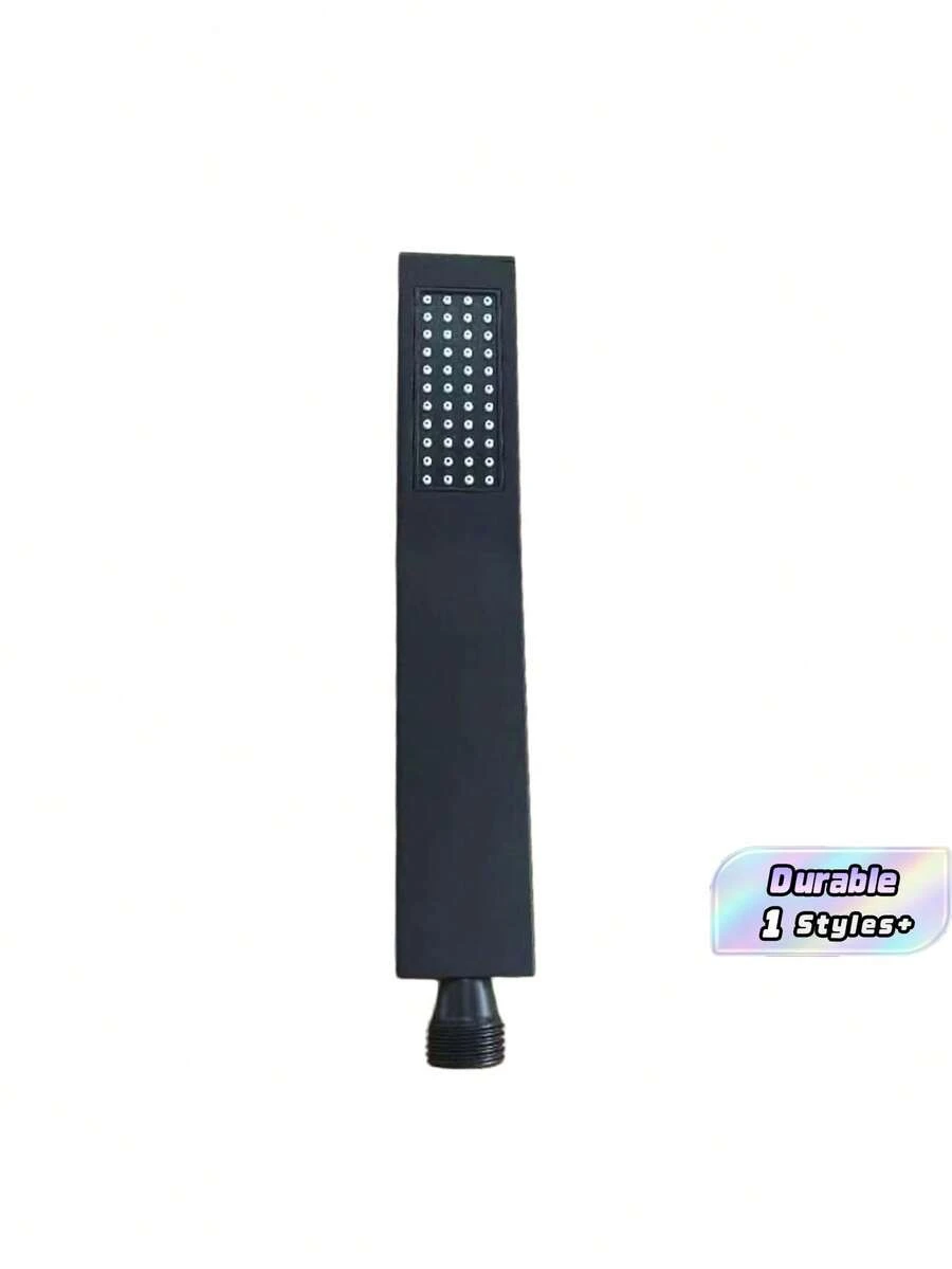 1 Set Of Shower Combination, 8-Inch Pressurized Square Rain Shower Head, With 3 Spray Modes, Hand-Held Shower Head, Equipped With 59-Inch Extra-Long Hose, 3-Way Diverter, Shower Head Bracket, G1/2 Universal Top Shower Head Set, Easy To Install - Black-stainless Steel Nozzle - View 1