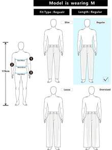 Manfinity Mode Men's Solid Color Casual Commuter Blazer & Pants Formal Suit Clothes Formal - Baby Blue - View 5