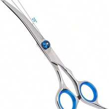 Pet Scissors Beauty Tool Set, Professional Hair Trimming Scissors For Dogs, Curved Scissors, Dog Teddy Hair Trimming And Haircutting Scissors - Multicolor - View 6